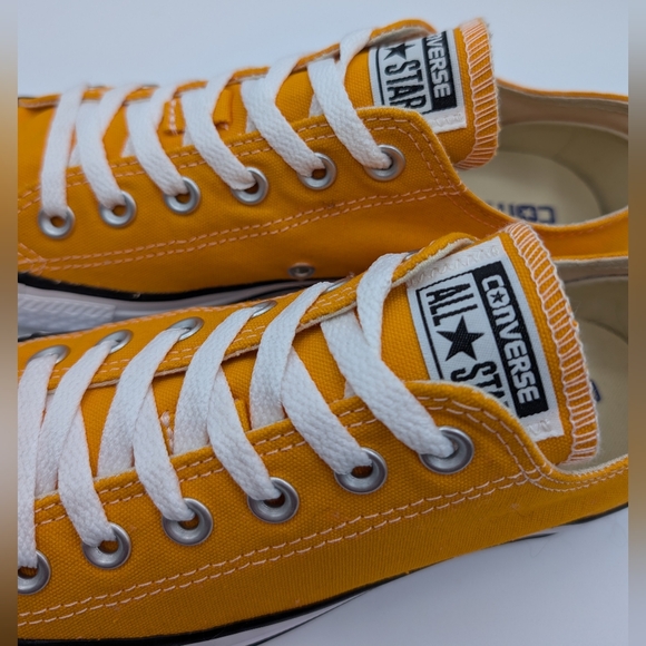 Converse All Star Yellow Low-Top Sneaker- Mens 6 - Picture 7 of 9
